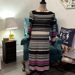 Black, white and fuchsia size m